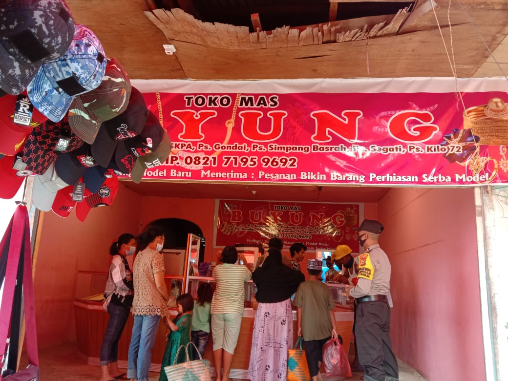 Cegah Aksi C3 dan Covid-19, Polsek Langgam Galakan Patroli dan Sosialisasi