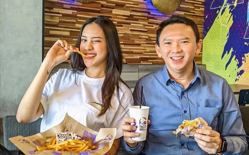Anya Geraldine Foto Bareng Ahok, Netizen: Pak Jangan Tikung Aku