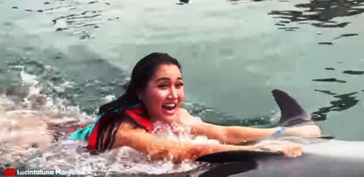 Lucinta Luna Dikecam Karena Dituding Eksploitasi Lumba-lumba