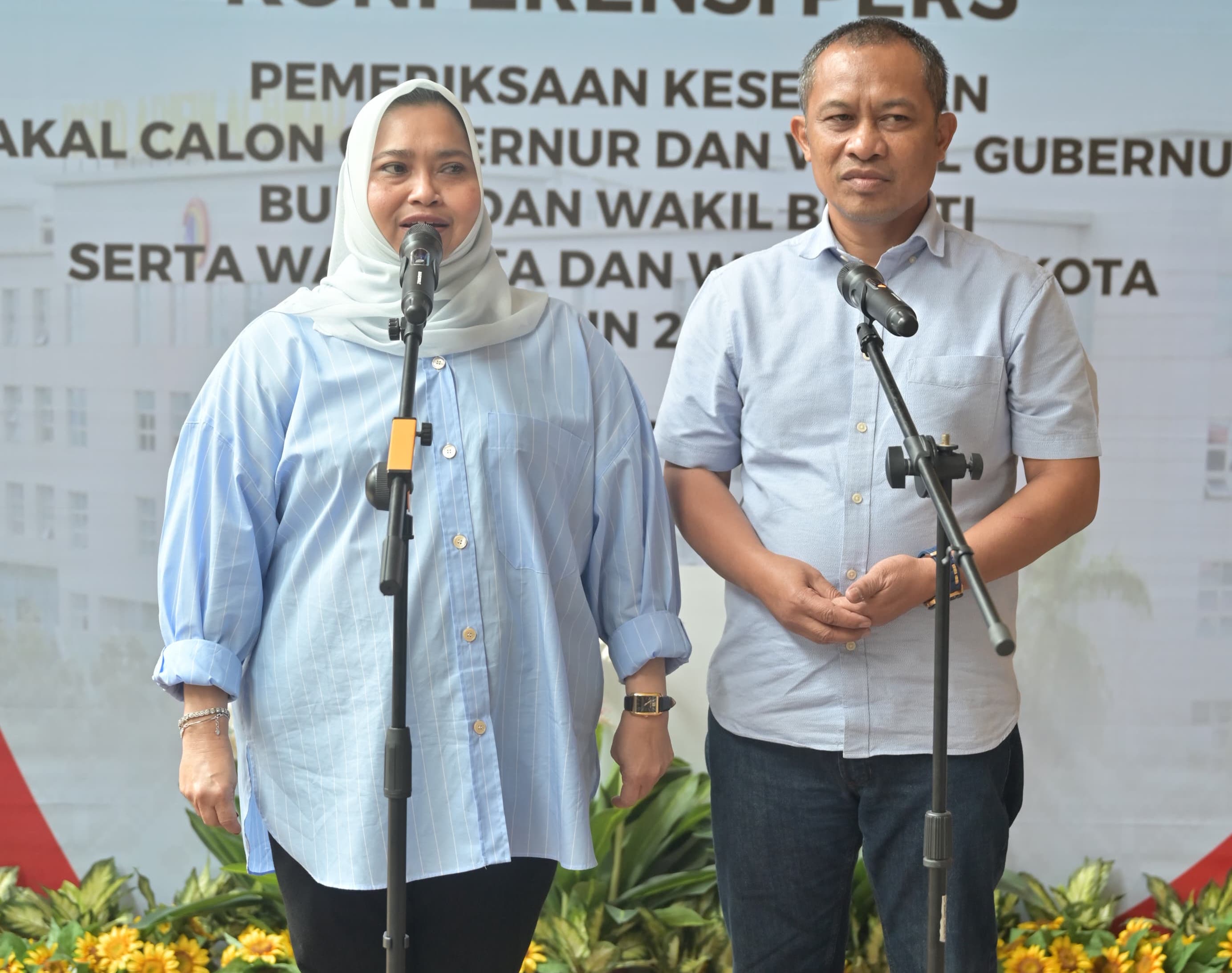 Hari Kedua Jalani Pemeriksaan Kesehatan, Kasmarni - Bagus Santoso Dalam Kondisi Prima