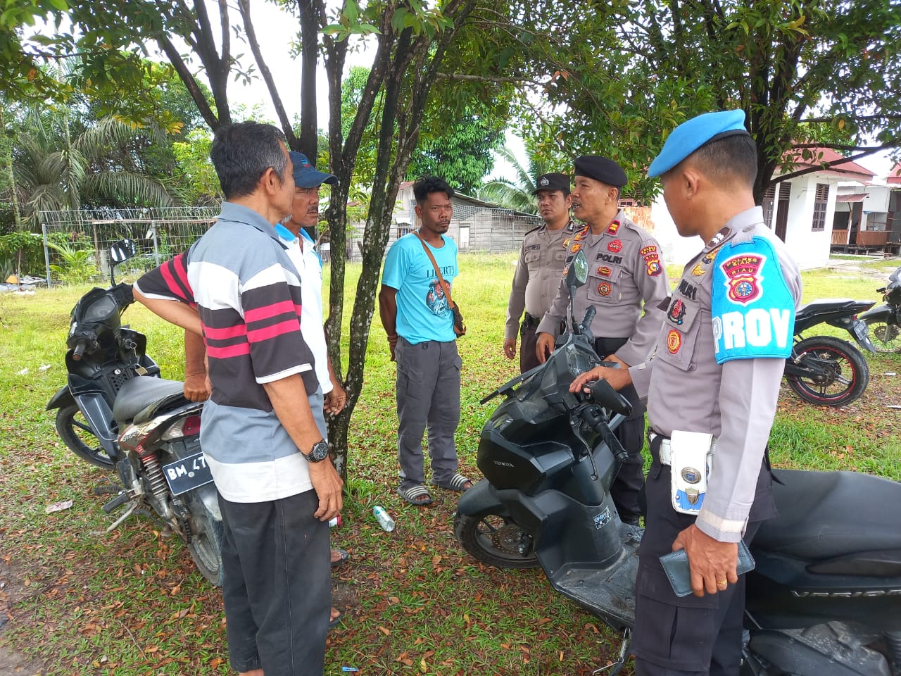 Polsek Minas Jaga Kondusivitas Pasca Pilkada, Ajak Masyarakat Tetap Rukun