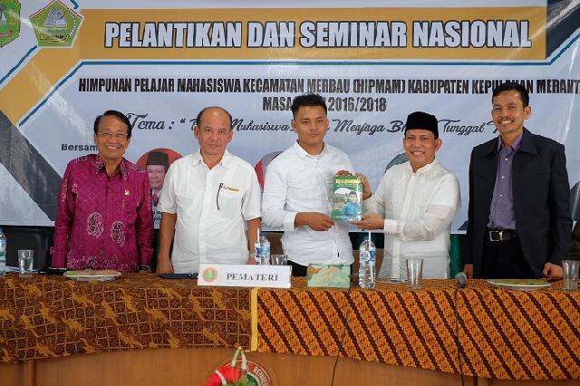 Kepala Bappeda Meranti Buka Seminar dan Pelantikan HIPMAM