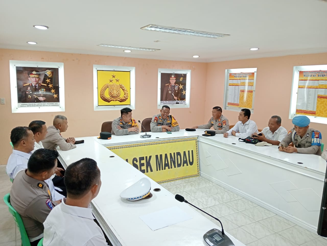 Polsek Mandau Gelar Rapat Analisis dan Evaluasi Menjelang Pilkada 2024