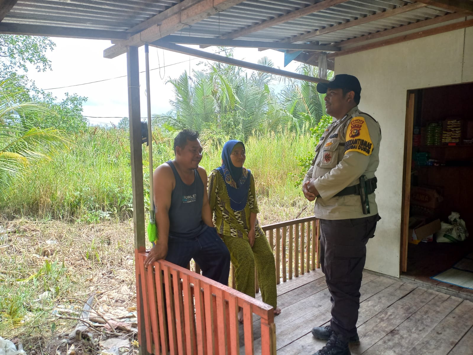 Cooling System, Kapolsek Batang Tuaka Ajak Masyarakat Memilah Informasi Jelang Pemiku 2024