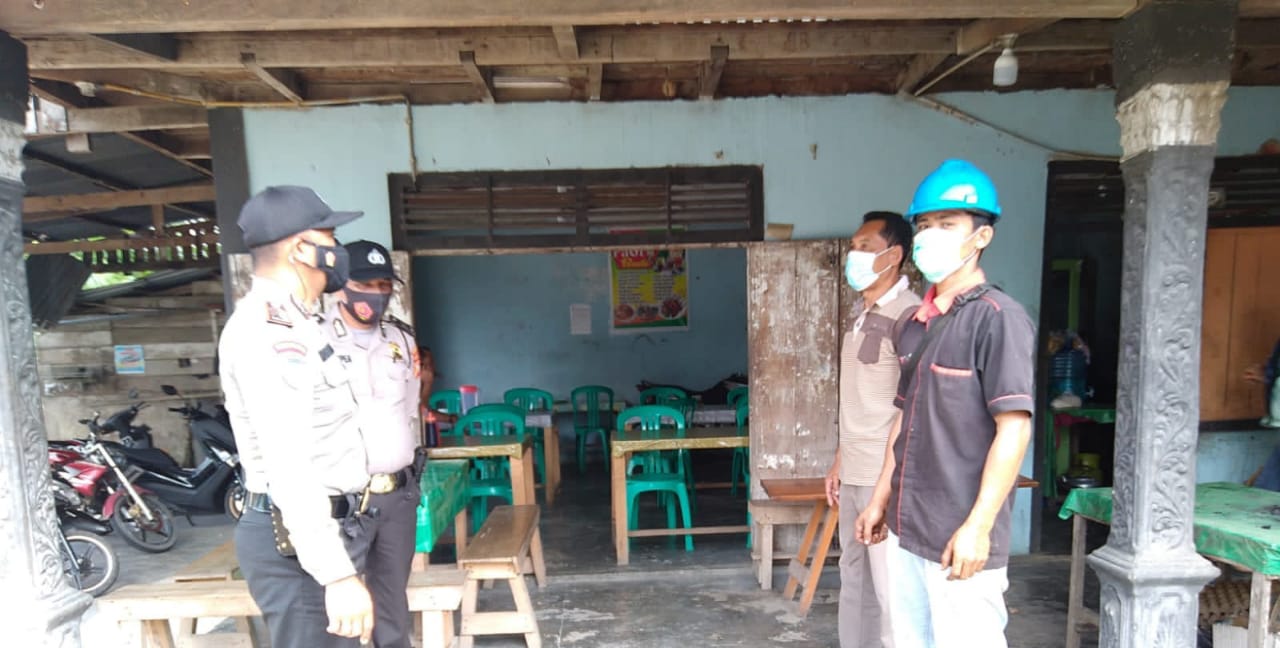 Tingkatkan Pendisiplinan Prokes, Polsek Pangkalan Lesung Gencar Operasi Yustisi