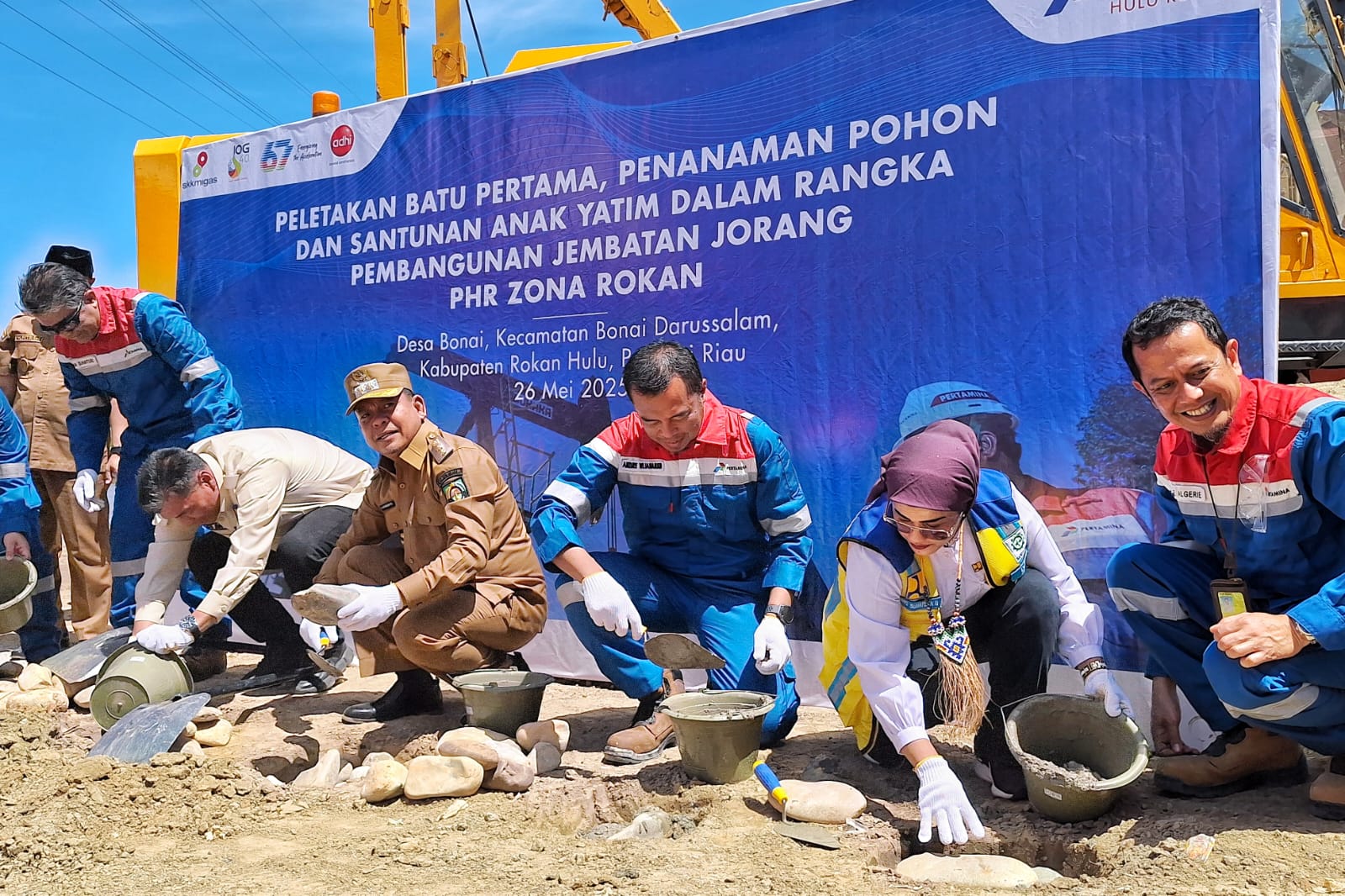 PHR Bangun Jembatan Jorang, Perkuat Ketahanan Energi dan Perekonomian Masyarakat Bonai Darussalam
