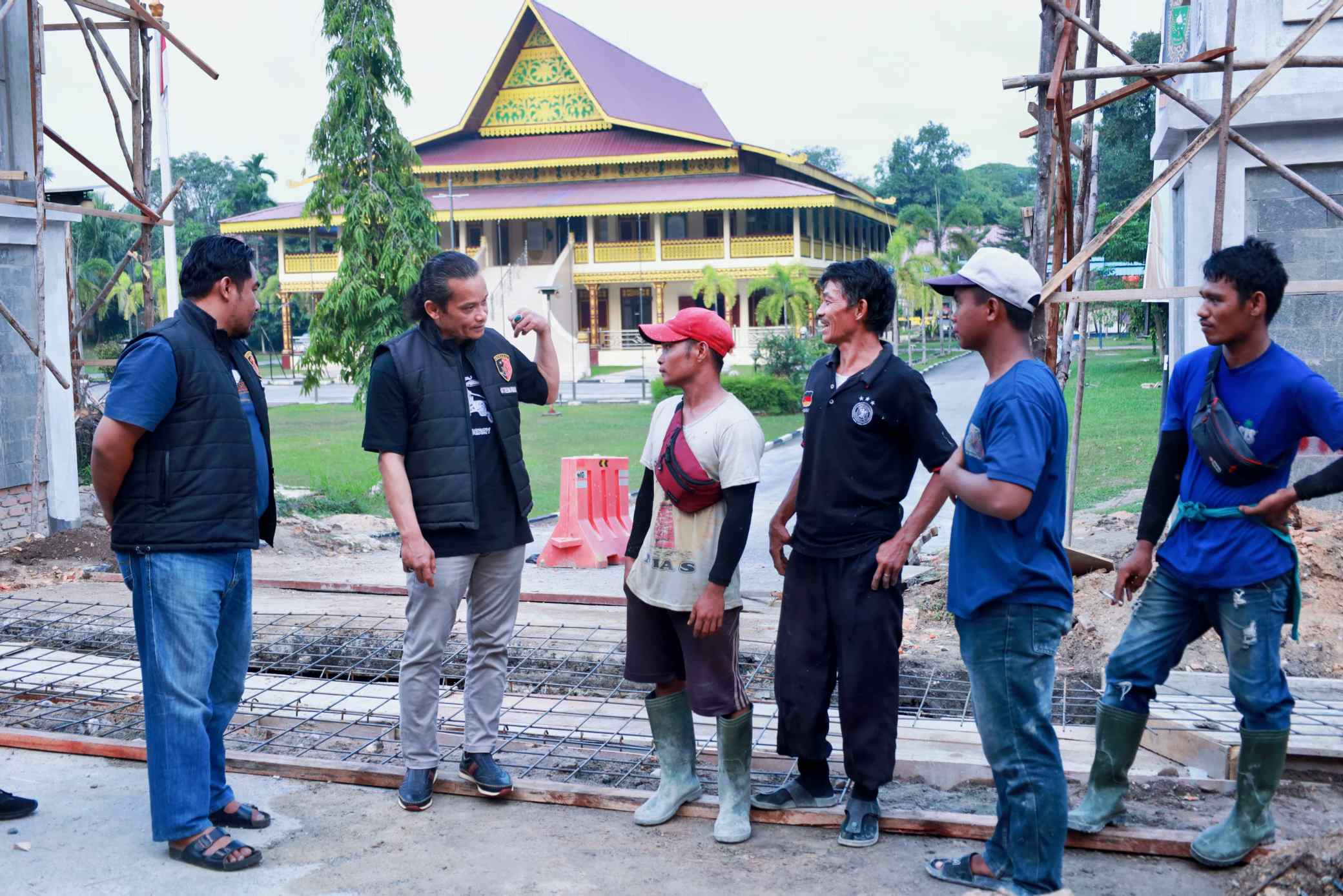 Gelar Cooling System, Begini Pesan Ditreskrimum Polda Riau ke Pekerja Jalan