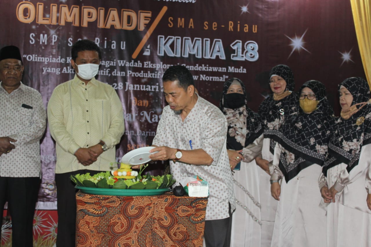 Himaprostpek Sukses Gelar Olimpiade Kimia 18 Se-Riau di Masa Pandemi