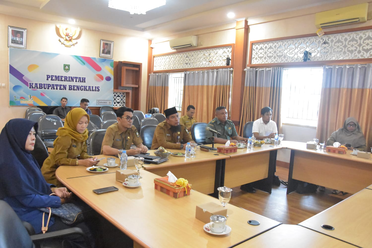 Pemkab Bengkalis Ikuti Rakor Pengendalian Inflasi, Siap Dukung Program Penanaman Cabai Rawit