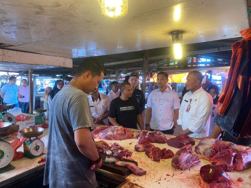 Jelang Pemilu, Satgas Pangan Polda Riau Cek Stabilisasi Harga Bapok di Pasar