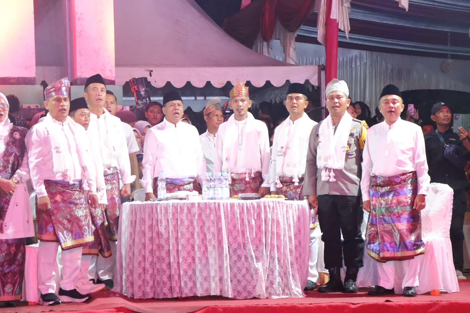 Kapolres Hadiri Peluncuran Maskot dan Jingle Pemilihan Bupati dan Wakil Bupati Kuansing 2024