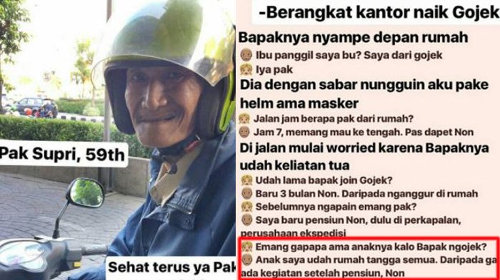 Sedih, Driver Ojek Ini Ditanya Soal Anaknya, Jawabannya Menohok, Orang Tuamu Mungkin Juga Mengalami!