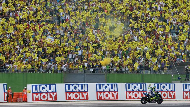 Dukung Valentino Rossi, Sirkuit Misano Akan Kuning