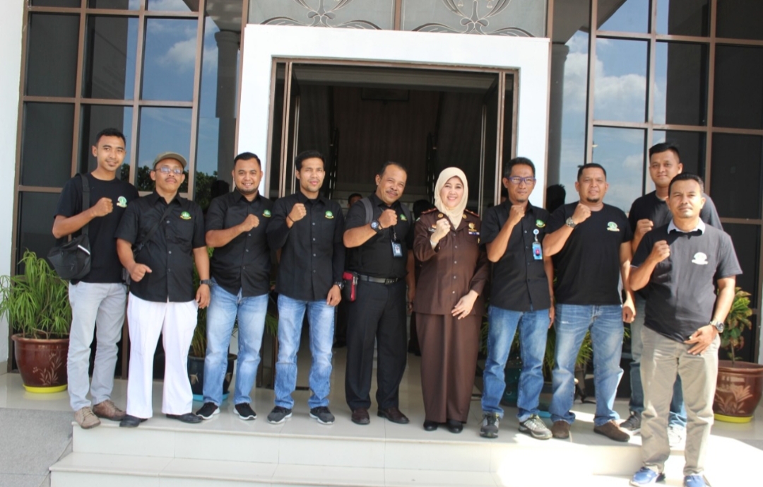 Dihadapan Kajati Riau dan Kajari Bengkalis, Forwari Persentasikan Program Kerja 