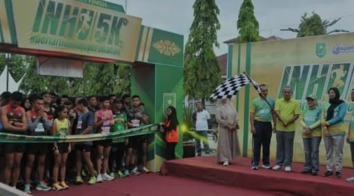 Asisten I Setdakab Inhu Lepas Fun Run 5K Bertema Hidup Sehat