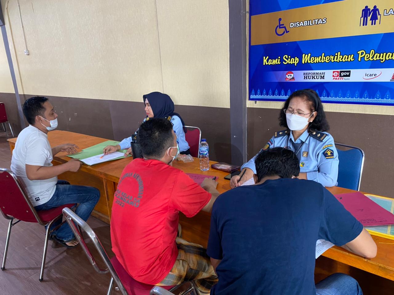 11 Orang WBP Lapas Kelas II A Pekanbaru Ikuti Litmas Guna Asimilasi