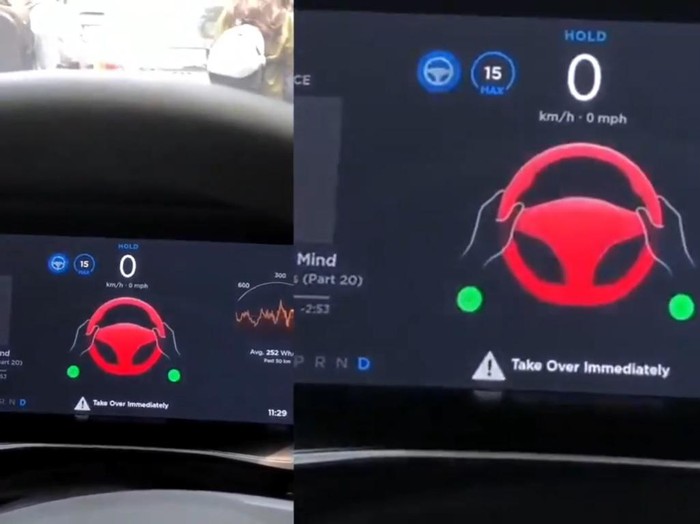 Ini Detik-detik Fitur Autopilot Tesla 'Nyerah' di Jalan Macet