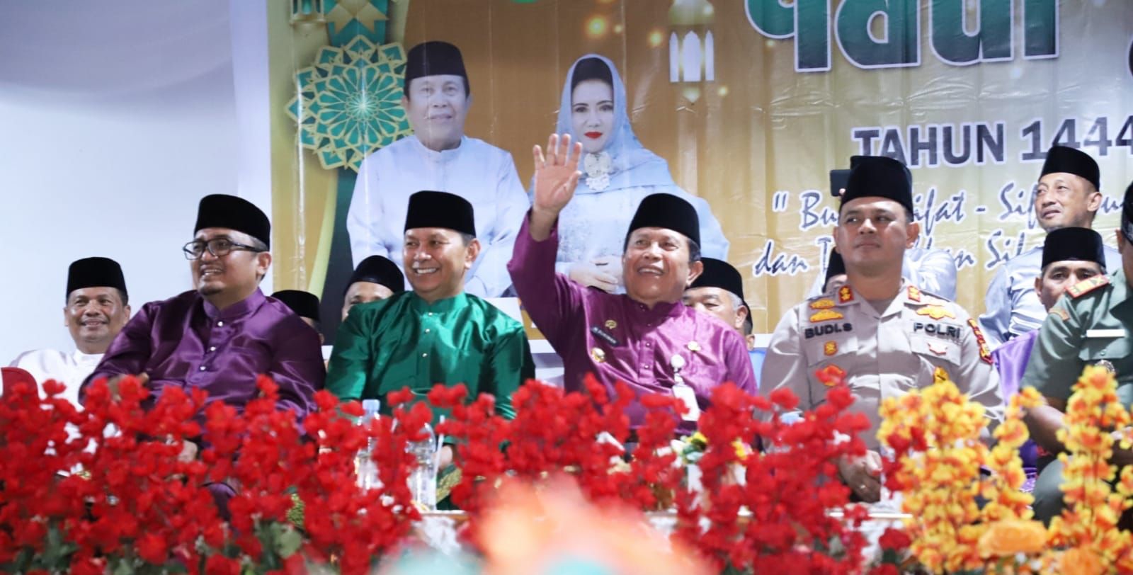 Meriahnya Malam Pawai Takbiran Keliling di Rohul