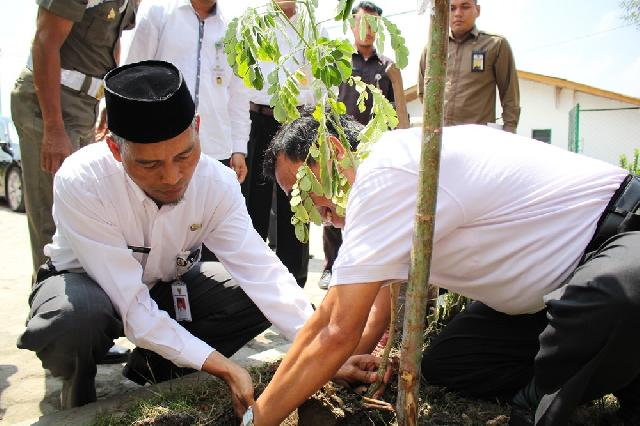 Wawako Tanam Pohon di Yayasan Ummi Fatima