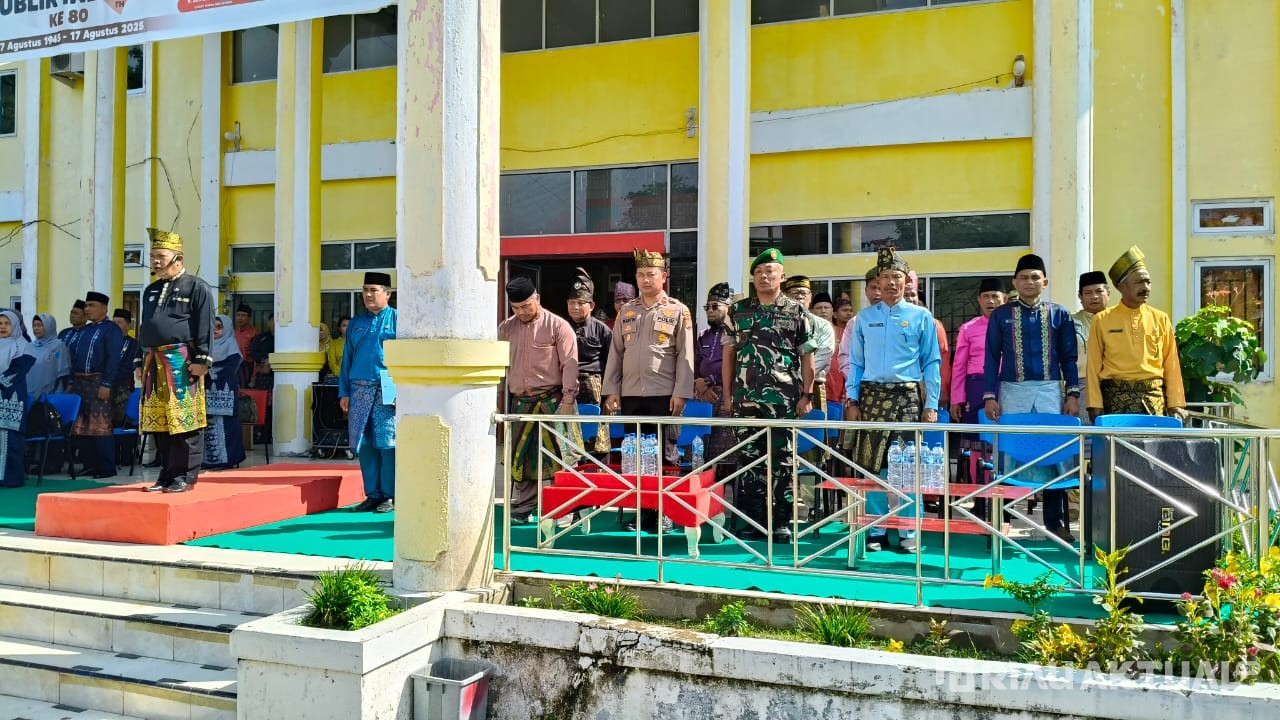 26 Tahun Rokan Hilir, Kapolsek dan Camat Rimba Melintang serta TNI Kompak Jaga Keamanan