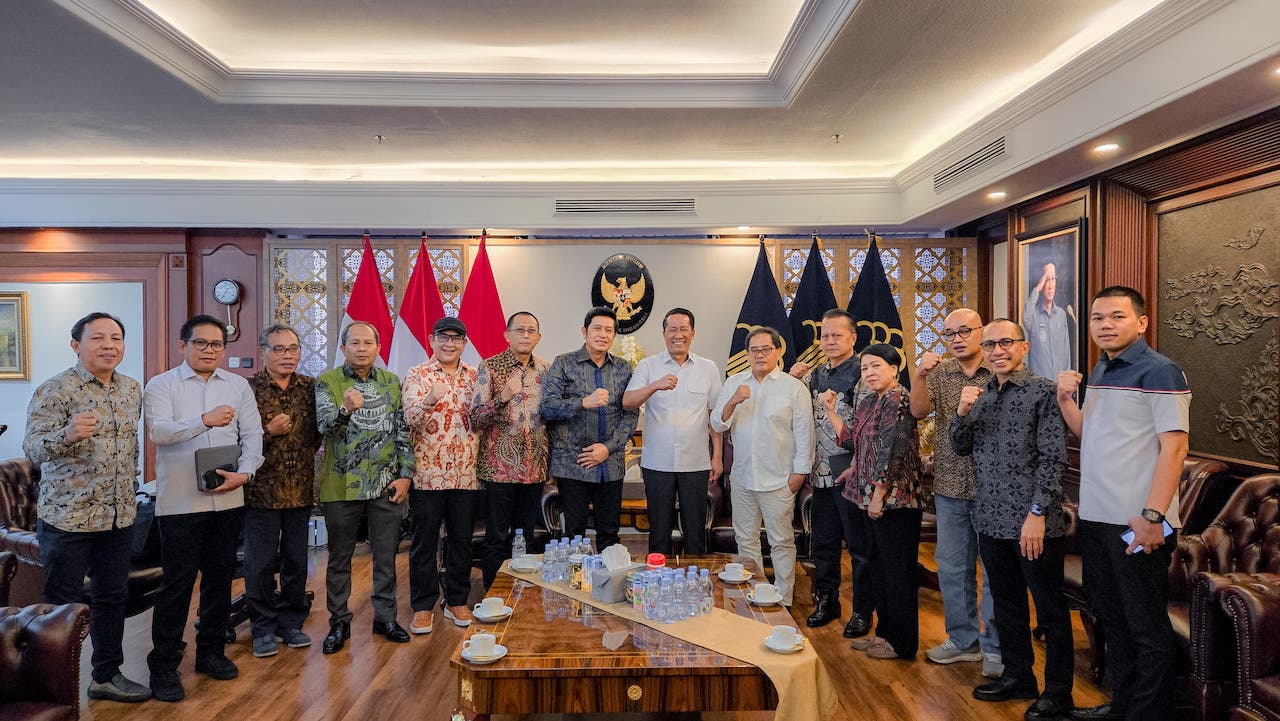 Menuju Kongres Persatuan PWI, Panitia Temui Menkumham dan Kapuspen TNI