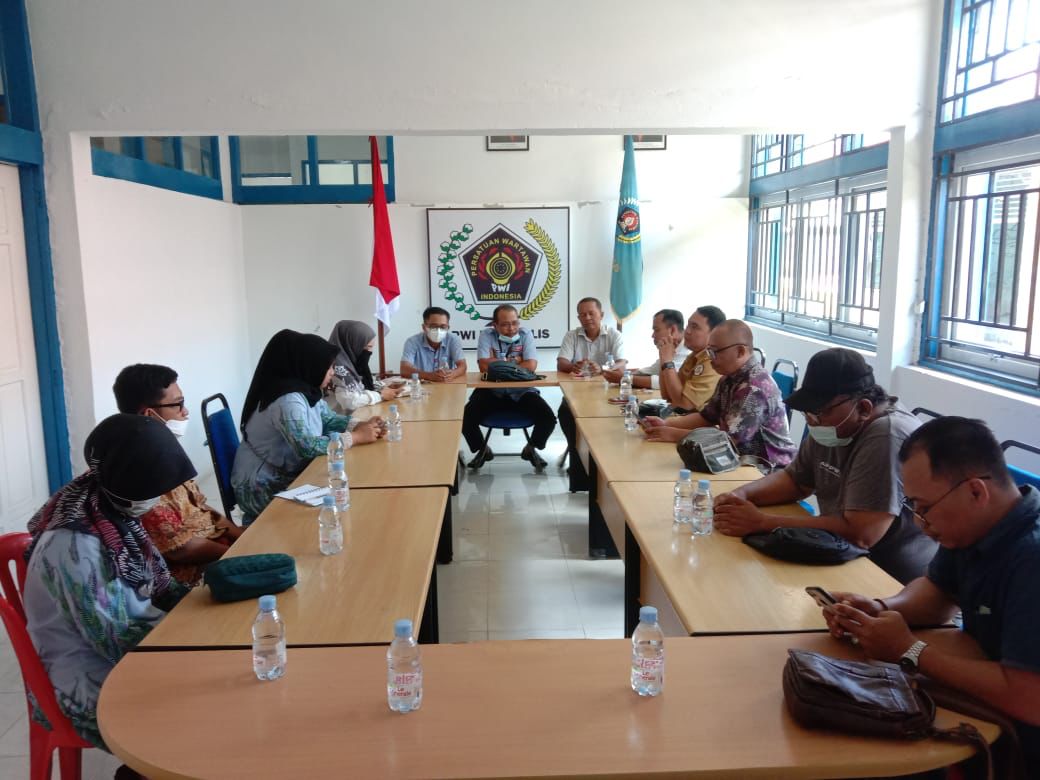 Sampaikan Itikad Baiknya, Manajemen BUMDes Setiapati Temui Pengurus PWI Bengkalis