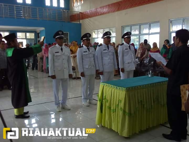 Empat Kepala Desa Di Kecamatan Inuman dilantik