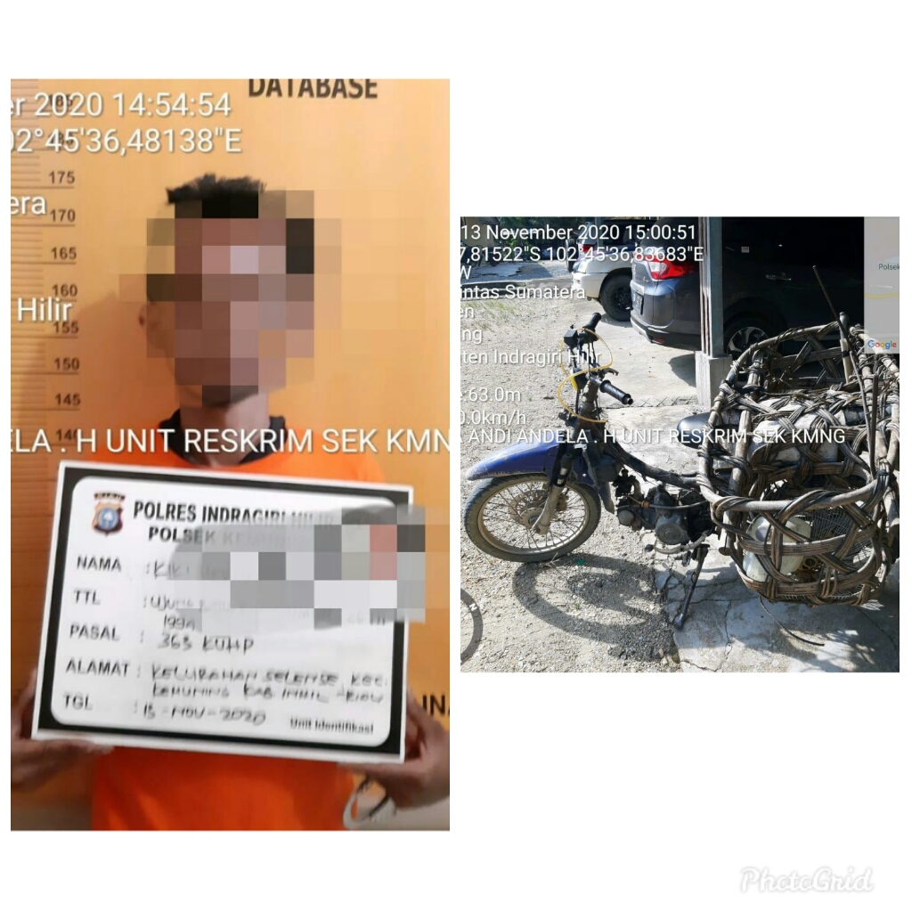 Pelaku Curanmor di Kecamatan Kemuning Berhasil Ditangkap