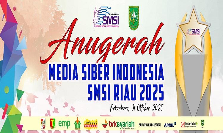 Jumat, SMSI Riau Persembahkan Anugerah Bergengsi Media Siber 2025