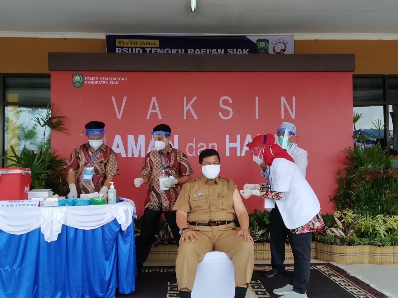 Kapolres dan Ketua DPRD Siak Batal Divaksin, Kadiskes dr Tony: Mereka Tidak Memenuhi Syarat