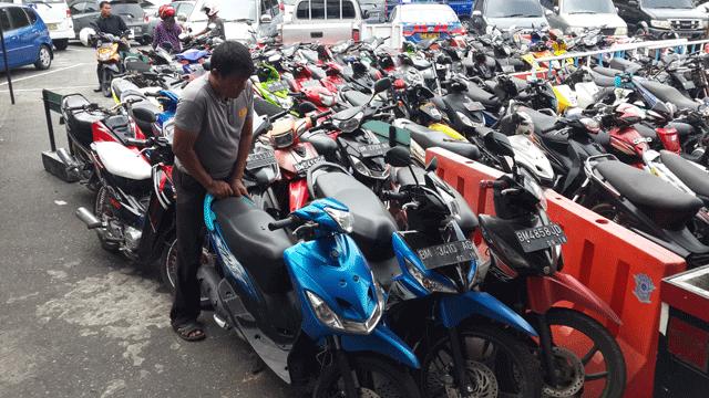 Operasi Zebra Berakhir, Ratusan Kendaraan Menumpuk di Halaman Satlantas Pekanbaru