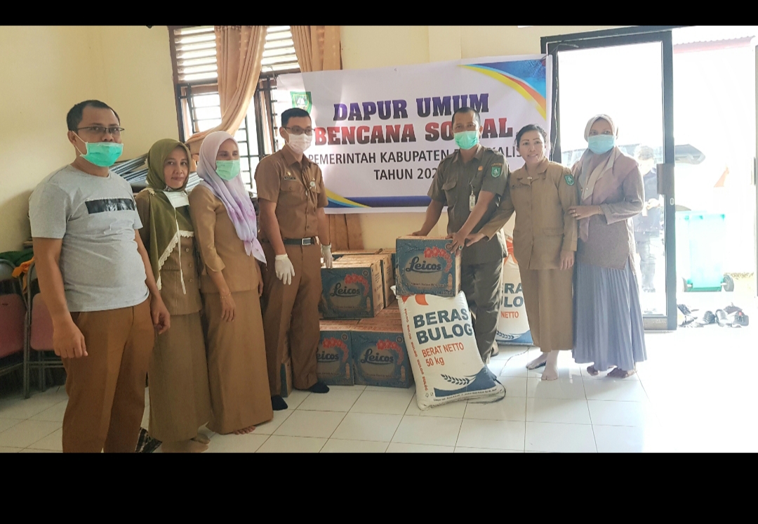 Bengkalis Buka Dapur Umum, Siapkan Makan Minum Warga Selama di Karantina