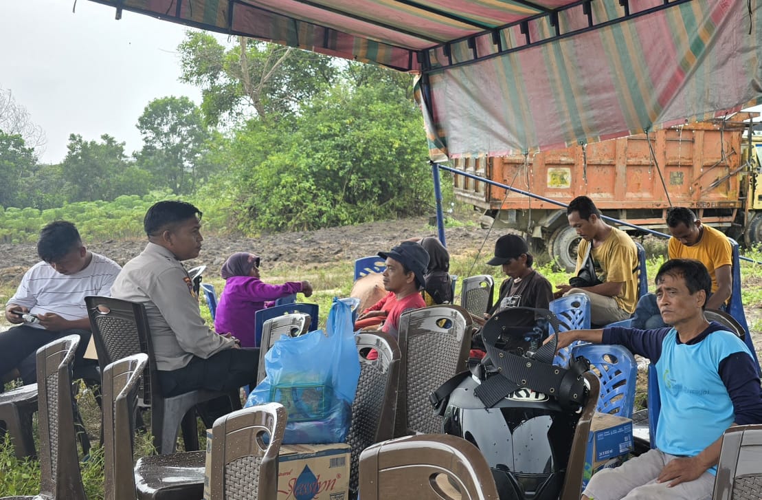 Polsek Pinggir Gelar Sosialisasi Pilkada Damai di Kelurahan Balai Raja
