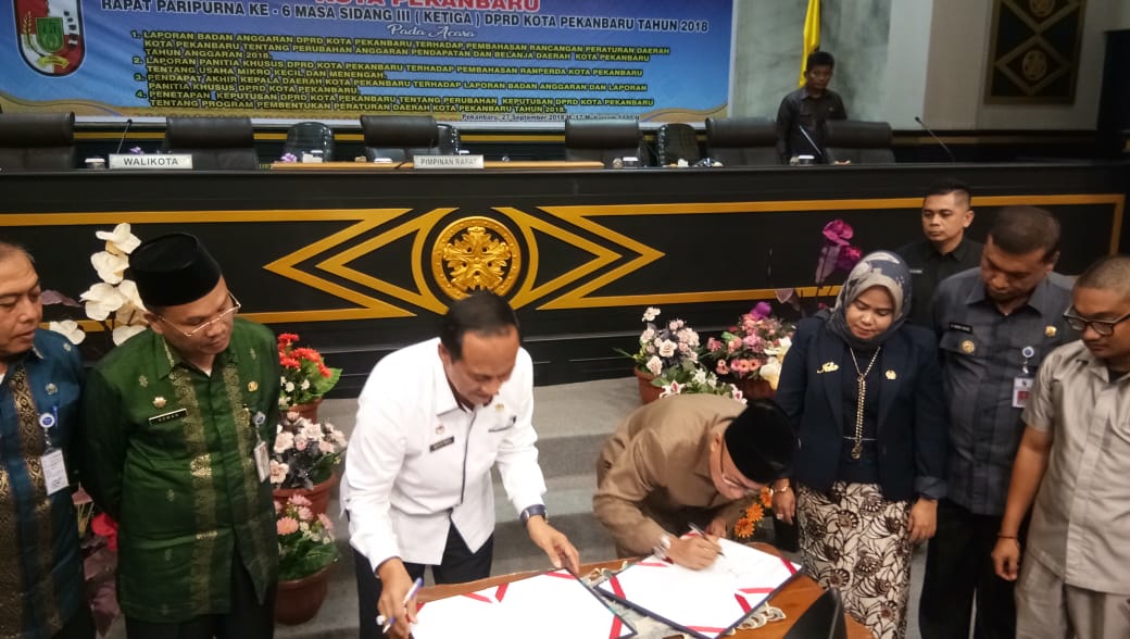 APBD-P Pekanbaru Disahkan, Segini Angkanya..