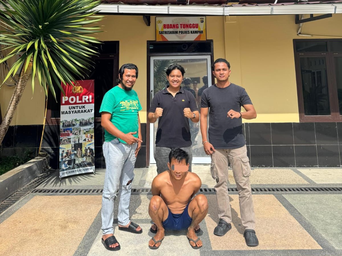 Curi HP di Kos-Kosan, Warga Bangkinang Ditangkap Satreskrim Polres Kampar