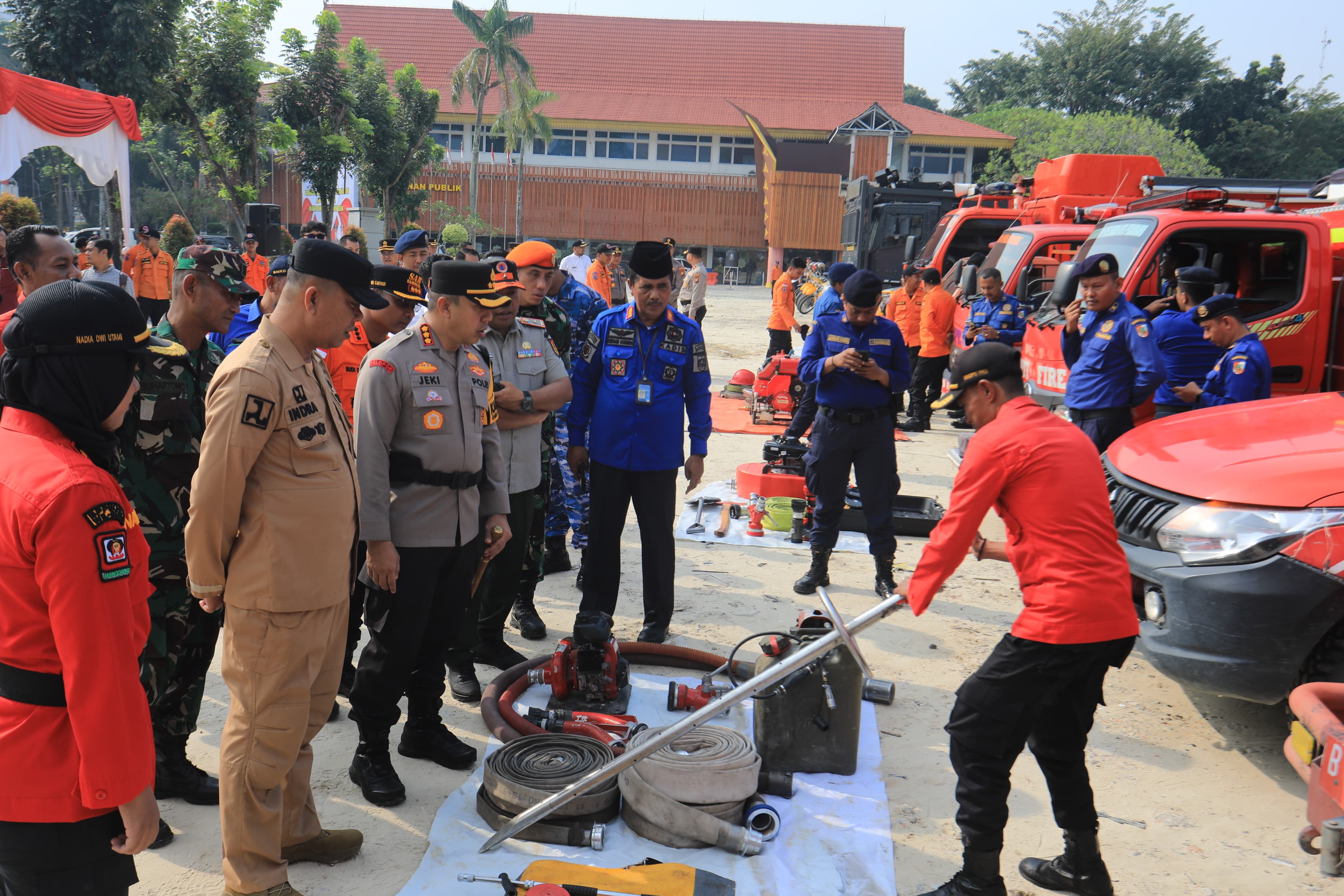 Antisipasi Karhutla, Pemko dan Polresta Pekanbaru Gelar Apel Siaga