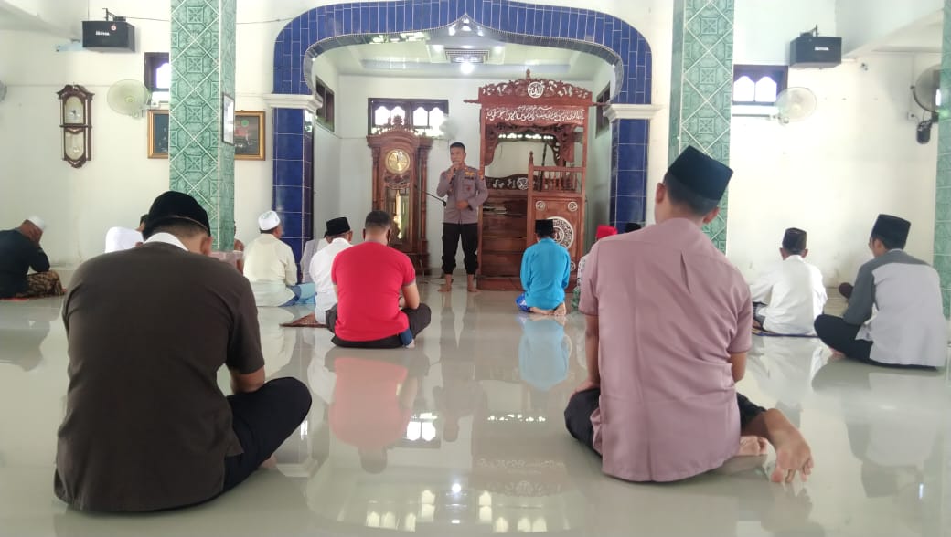 Kapolsek Ukui Lakukan Jumling di Masjid Nurul Hidayah