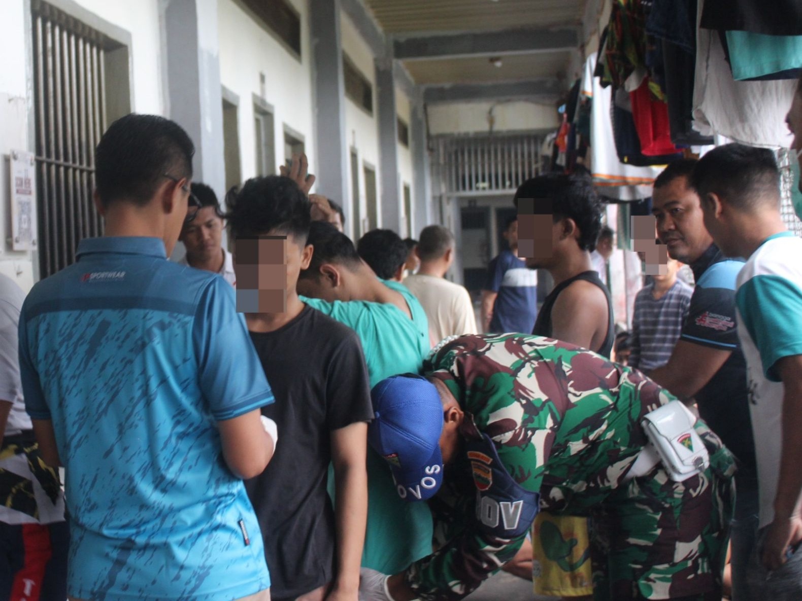 Cegah Peredaran Barang Terlarang, Lapas Bangkinang Gelar Razia