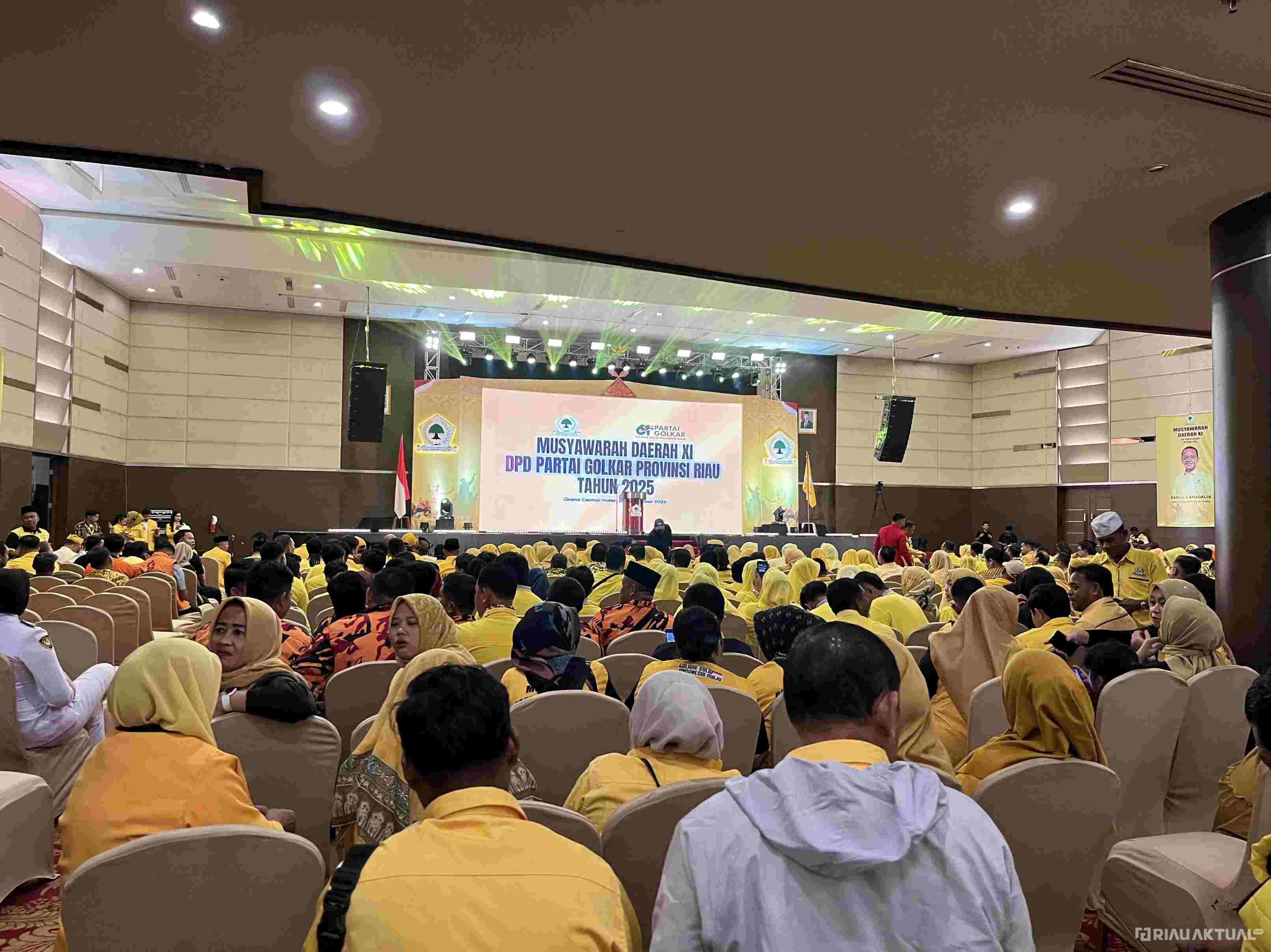 Musda XI Golkar Riau Digelar Dengan Satu Peserta Mendaftar, Aklamasi?