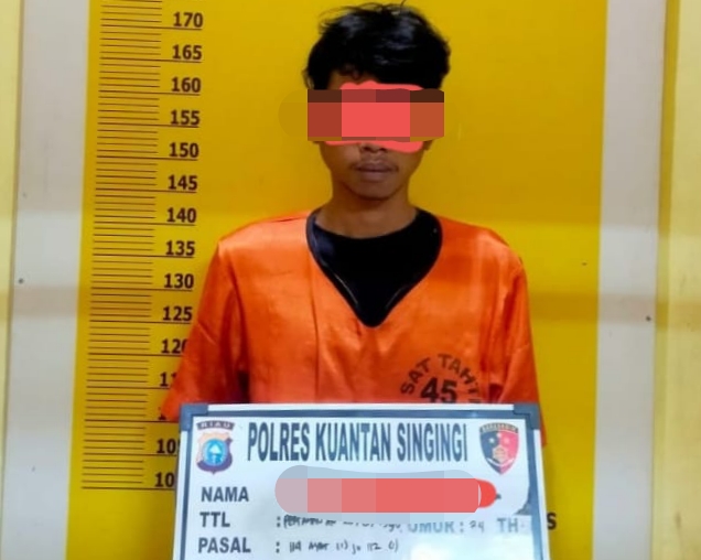 Pengedar Sabu di Desa Munsalo Kopah Kuansing Diciduk Polisi