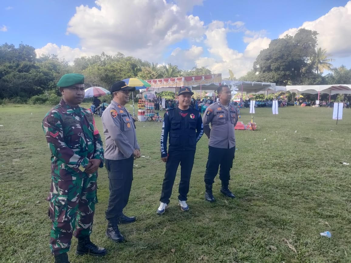 Polsek Pangean Sukses Amankan Kampanye Dialogis Paslon Cabup-Cawabup Pilkada Kuansing 2024