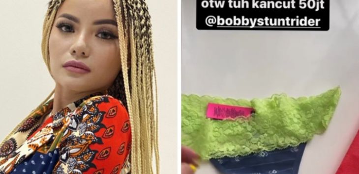 Wow! Dinar Candy Jual Underwear Bekas Miliknya, Laku Seharga Rp50 Juta