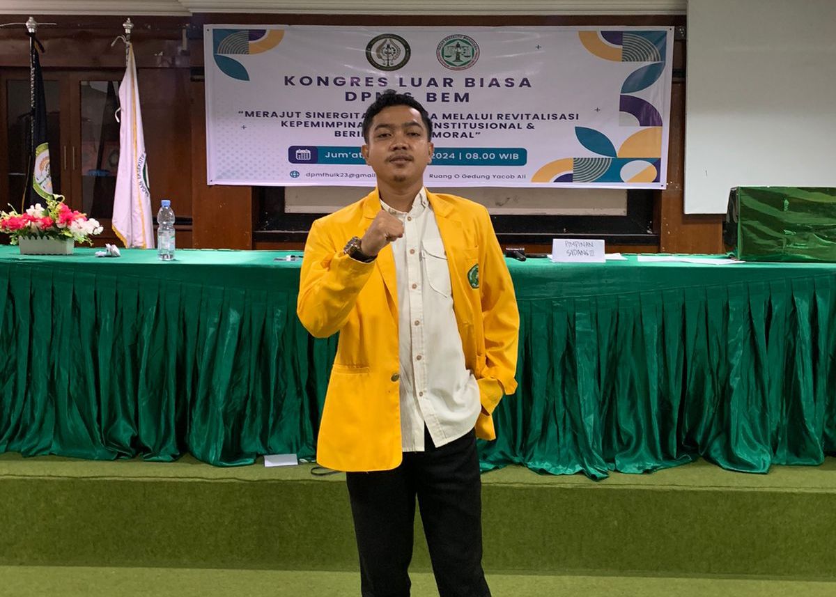 Dedi Ashari Terpilih Aklamasi Pimpin DPM Fakultas Hukum Universitas Lancang Kuning Periode 2024-2025