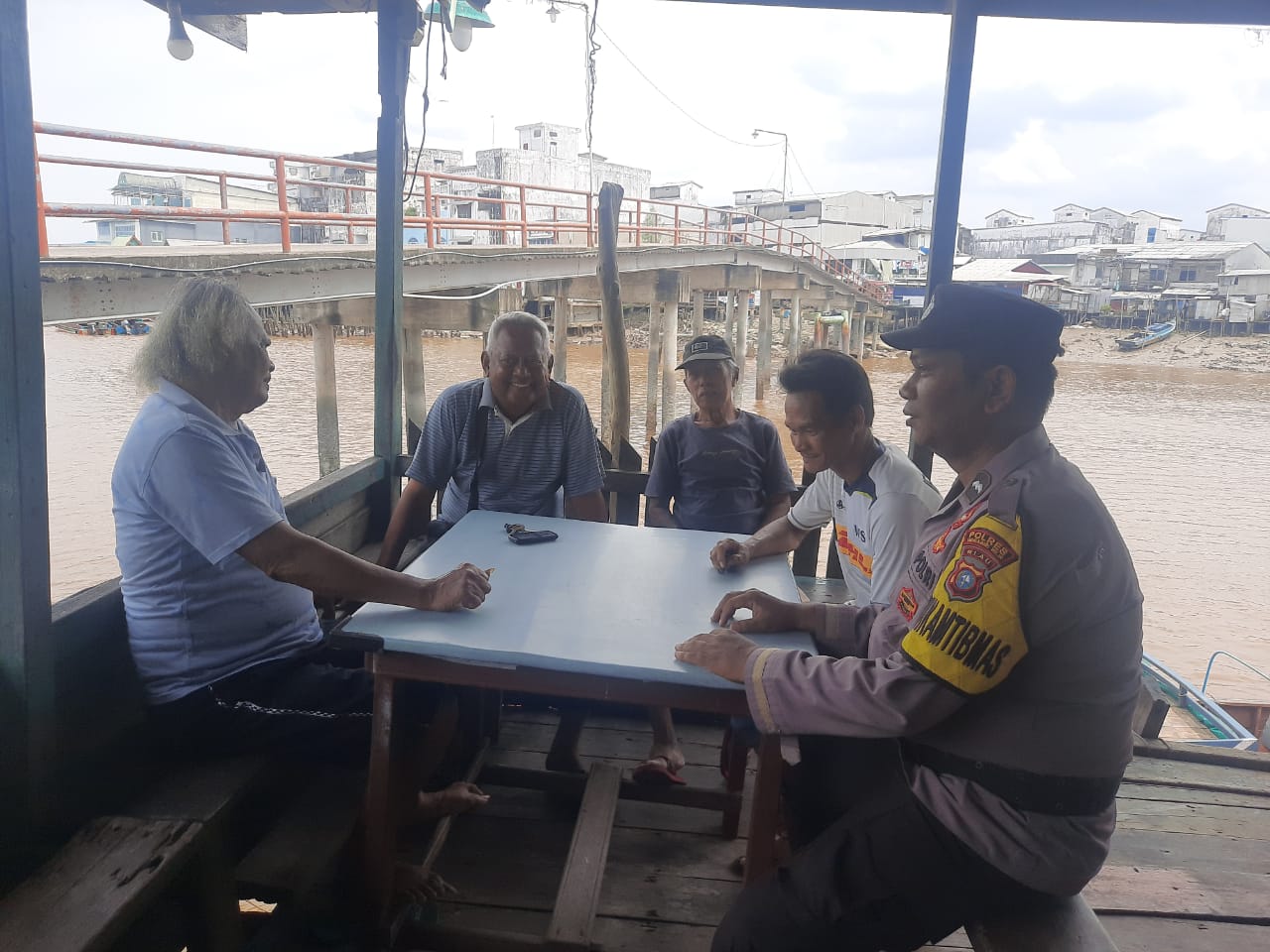 Polsek Tanah Merah Ingatkan Masyarakat untuk Menjaga Kamtibmas selama Ramadhan