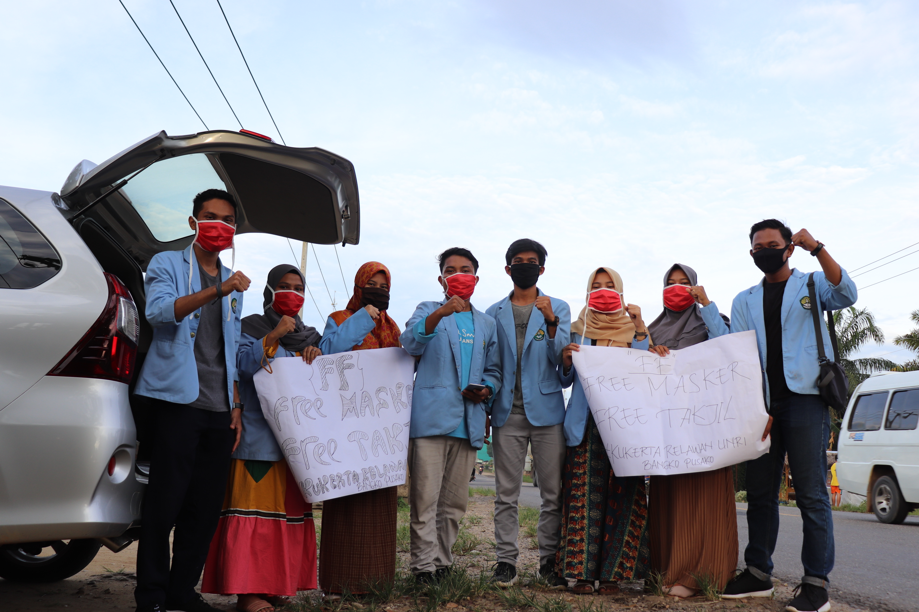 Tim relawan UNRI bantu lawan Covid-19 di Bangko Pusako, Rokan Hilir