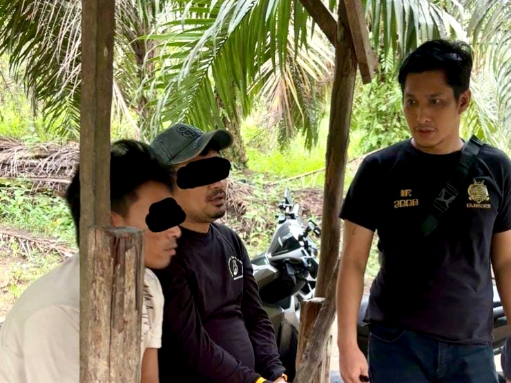 Dua Pengedar Sabu di Kuansing Dibekuk Polisi di Kebun Sawit