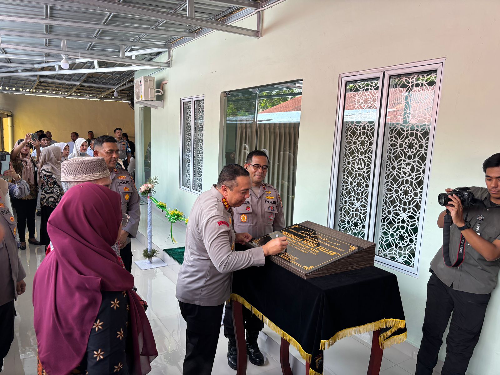 Musala Nurul Fallah Polsek Tenayan Raya Diresmikan, Wujud Sinergi Polri dan Warga di Pekanbaru