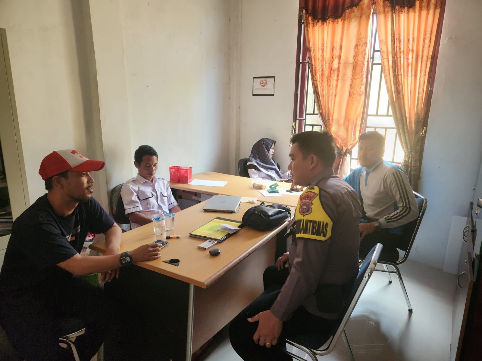 Brigadir Josua Ajak Pemuda Pematang Sikek Dukung Pilkada Damai di Rokan Hilir