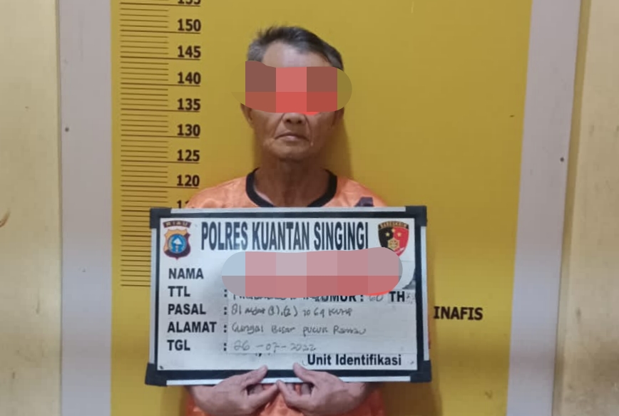 Mulut Dibekap, Kakek Bejat di Kuansing Cabuli Bocah Berusia 7 Tahun