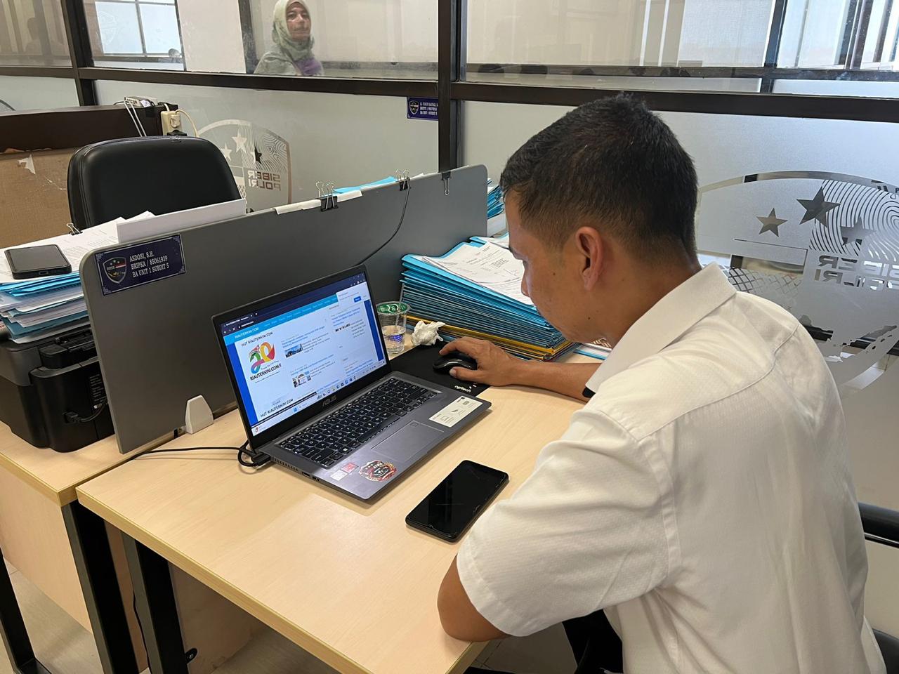 Cegah Hoax, Polda Riau Pelototi Dunia Maya Pasca Pencoblosan